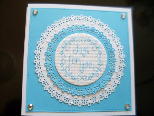 Hand made completed cross - made,