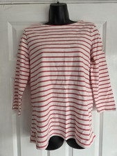 Joules Cotton Coral And White