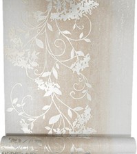 Metallic Leaf Floral Trail