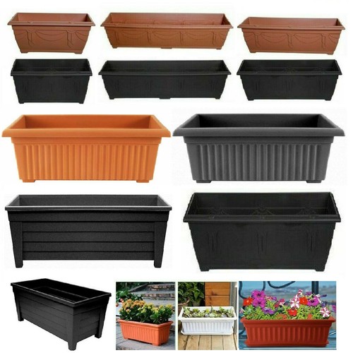 Plastic window plant planter - plastic,