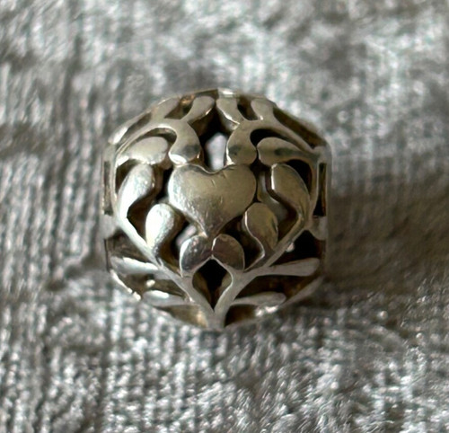 Chamilia filigree heart charm - chamilia,