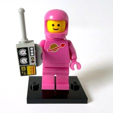 LEGO Space Classic Spaceman Astronaut Minifigure Pink Lenny TLM108 Genuine NEW