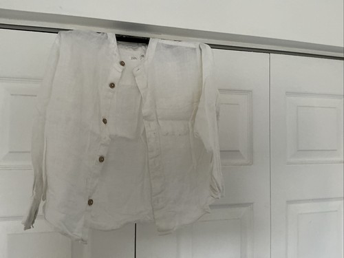 Zara boys jacket white button - boys,