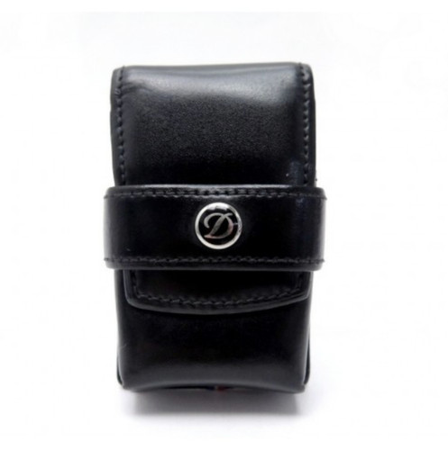 Dupont black leather - black, line