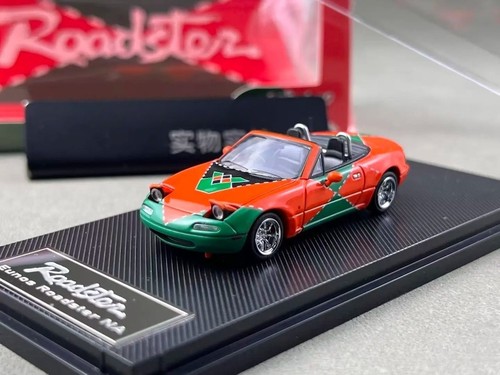 Orange miata mx5 - mt, 1:64