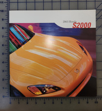 2003 Honda S2000 Brochure