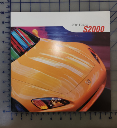 2003 honda s2000 brochure - honda,