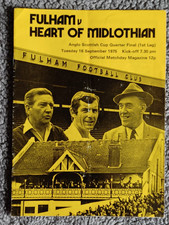 Fulham hearts midlothian - v,