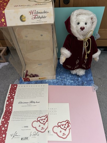 Steiff musical christmas bear - steiff,