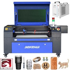 700*500mm 80W Co2 Laser Engraver Cutter Machine Ruida Control & CW-5200 Chiller