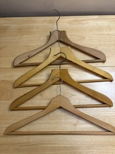 Vintage wooden coat hangers - wooden,
