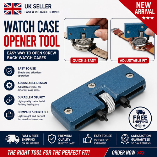 Watch back case opener - back, screw
