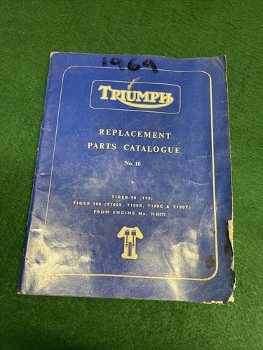 Triumph spare parts catalogue - parts,