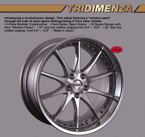 Piaa tridimenza inch - tridimenza, 19