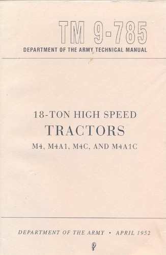 High speed tractor ton m4 - ,