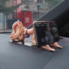 Figure Anime Phone Holder Girl Toy Beauty Sexy Model Doll Beach Bikini Statue #
