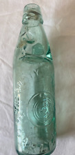 Vintage  Glass Cobb Bottle Marble Stopper, The County Trading Co Ltd, Carlisle