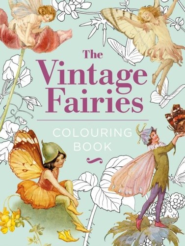 The vintage fairies colouring - vintage,
