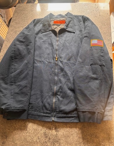 Men navy utility jacket - utility, with