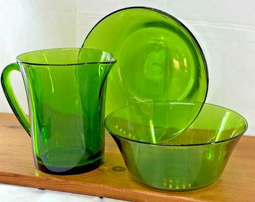 Vintage duralex france - duralex, green