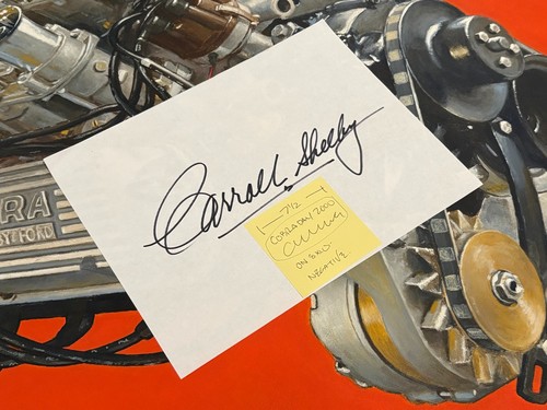 Carroll shelby signed - carroll,