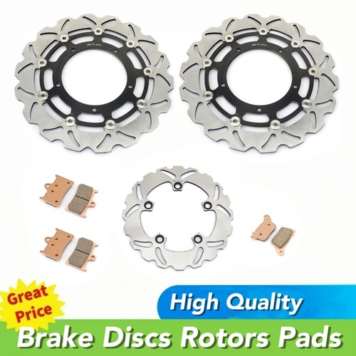Front rear brake discs pads - front,