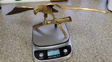 Brass American Eagle on Branch