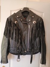 Vintage Black Leather