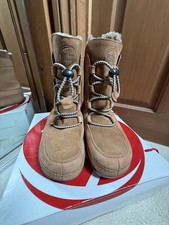 FITFLOP Mukluk Moc Lace Womens Boots Suede shearing  size 6 ?