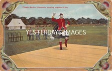 Private Gordon Highlander Dancing Highland Fling H.V.  & Co Postcard (35) c1910