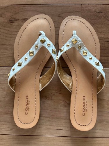 Coach thong sandals - thong, studs