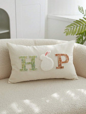 Hop Bunny Design Embroidered