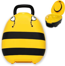 My Carry Potty - Bumble Bee Travel Potty, Award-Winning Portable Toddler Toilet 