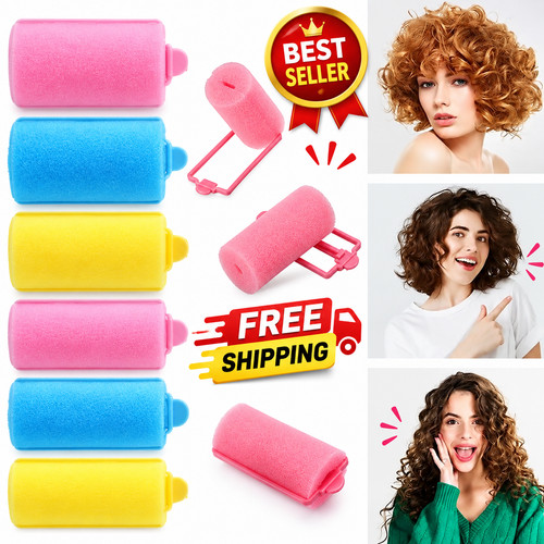 Foam hair rollers soft - hair, sponge