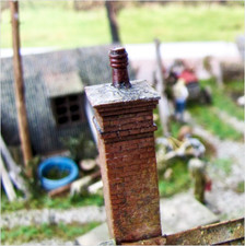 OO Scale Square Chimney Stack