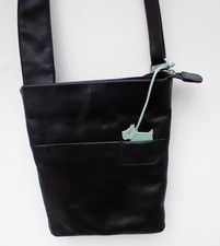 Radley Black Soft Leather Hobo Crossbody Bag