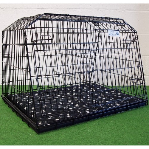 Sloping dog cage for - 38", car