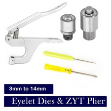 Eyelet Die Set with ZYT Plier
