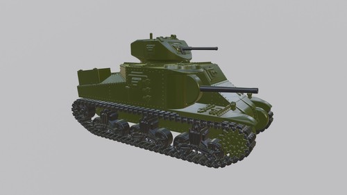 Ww2 grant medium tank - m3,