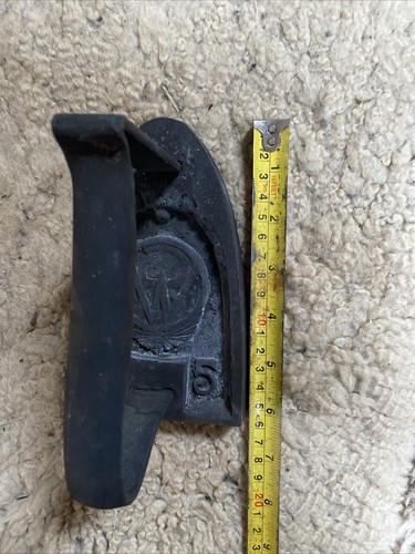 French vintage flat iron sad - flat, iron/sad