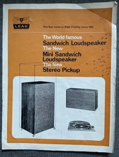 Leak sandwich speakers orginal - leak,