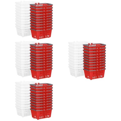 Small red shopping basket - small,