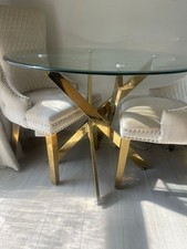 LPD Capri 120 cm Round Glass