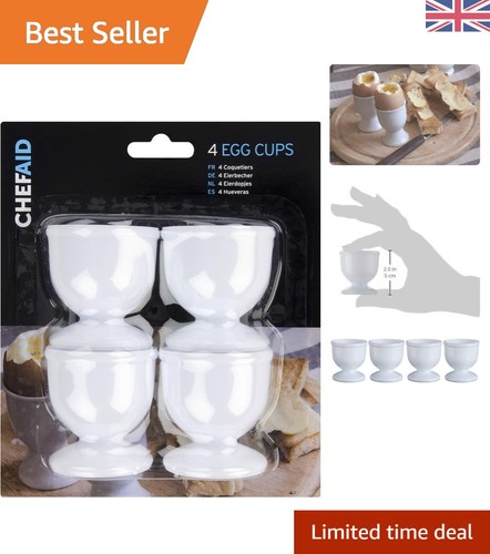 Set white plastic - set, 4