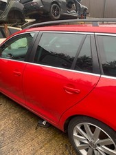 2011 VOLKSWAGEN GOLF MK6 PASSENGER SIDE REAR LEFT DOOR- TORNADO RED