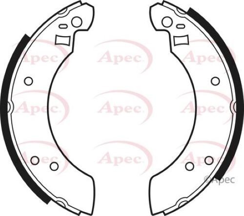 Apec shu246 brake shoe set - apec,