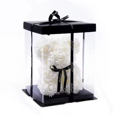 Rose bear gift romantic foam - -,
