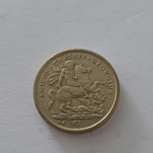Gibraltar one pound coin - £1,