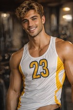 Sexy Wrestling Suit Men's Size