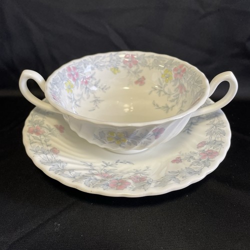 Minton garden pinks soup cup - minton,